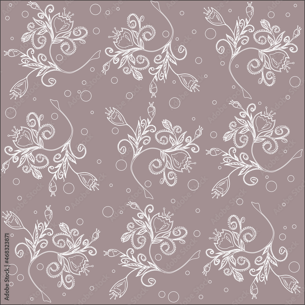 Floral seamless pattern light brown
Floral seamless pattern light brown