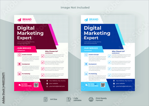 Corporate Flyer Template Design, Flyer Design. Poster Design, Corporate Poster, Promotional Flyer,
