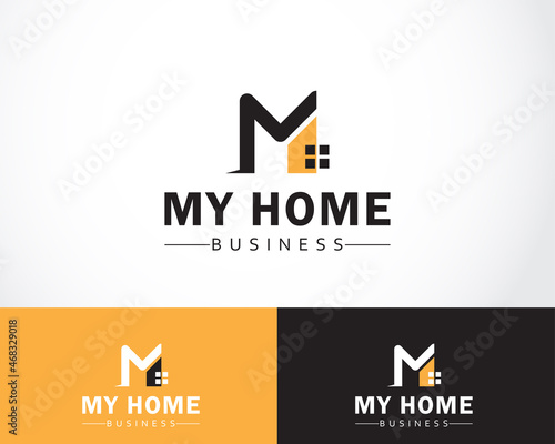 home logo creative sign symbol design template building business
