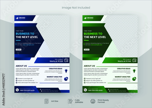 Corporate Flyer Template Design, Flyer Design. Poster Design, Corporate Poster, Promotional Flyer,