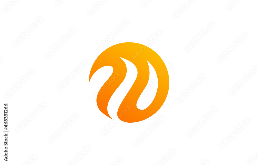 Fototapeta premium Letter A abstract logo