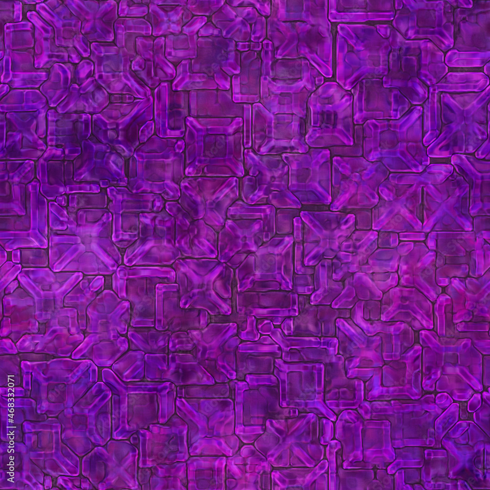Cartoon seamless texture of color fantasy cobble stone ground pavement Cartoon seamless texture of color fantasy cobble stone ground pavement