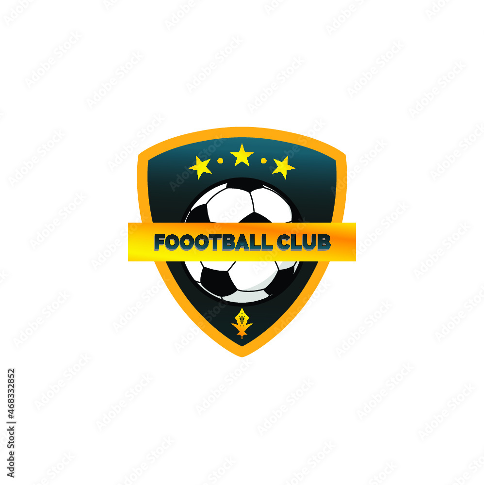 Country soccer football badge logo design Country soccer football badge logo design