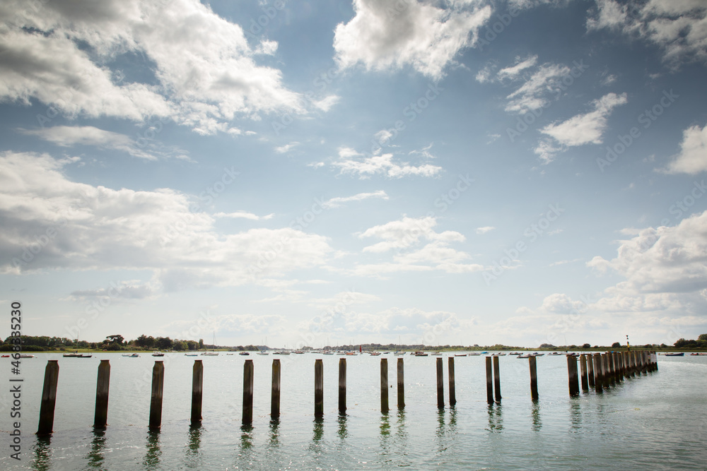 landscape image of the small village of bosham landscape image of the small village of bosham