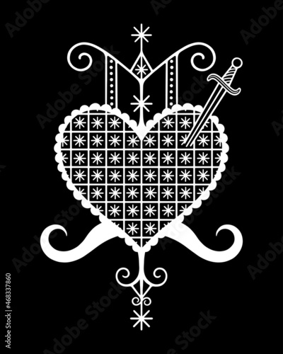 Erzulie Dantor veve