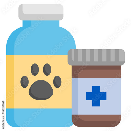 MEDICINE PET Filled Outline