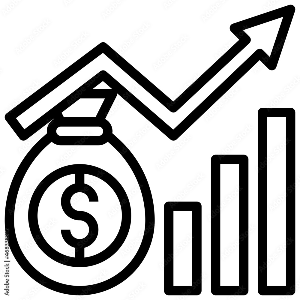 CAPITAL STOCK line icon CAPITAL STOCK line icon