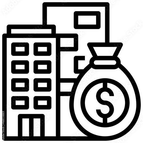 capital expenditures outline icon