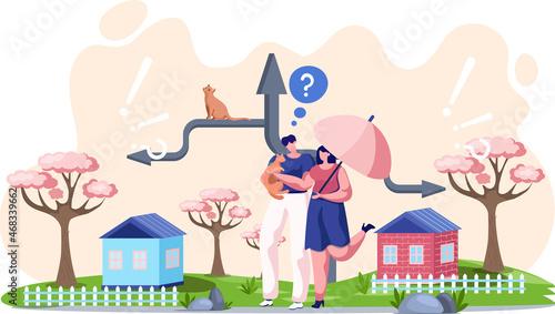 Making confusion. Doubts person surrounded by question marks. Questions dilemma situations. Asking questions. Confused people. Making choice. Being confused. Thinking or make decision. Solving problem