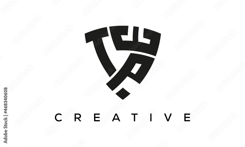 TPE letters logo, security Shield logo vector TPE letters logo, security Shield logo vector