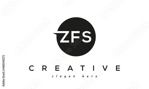 ZFS creative circle letters logo design victor	 photo