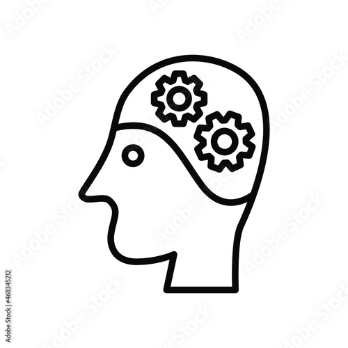 Think icon vector graphic