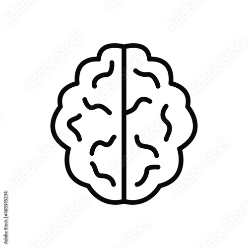 Brain icon vector graphic