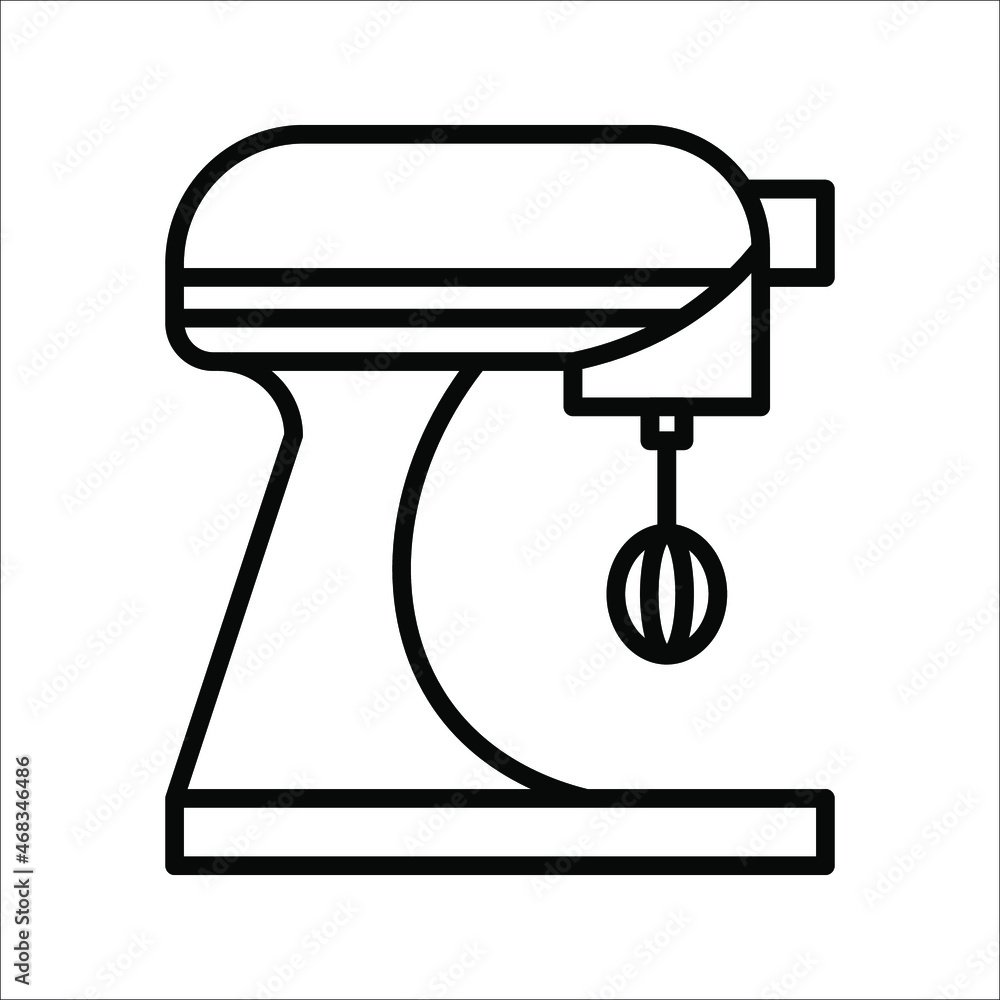 Stand Mixer icon vector illustration, isolated on white background. eps 10 Stand Mixer icon vector illustration, isolated on white background. eps 10
