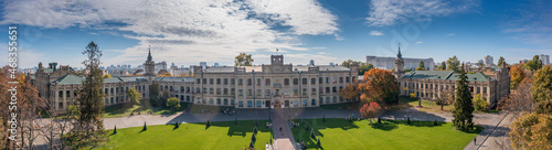 Foto Main building of the Kiev Polytechnic Institute. Aerial view.