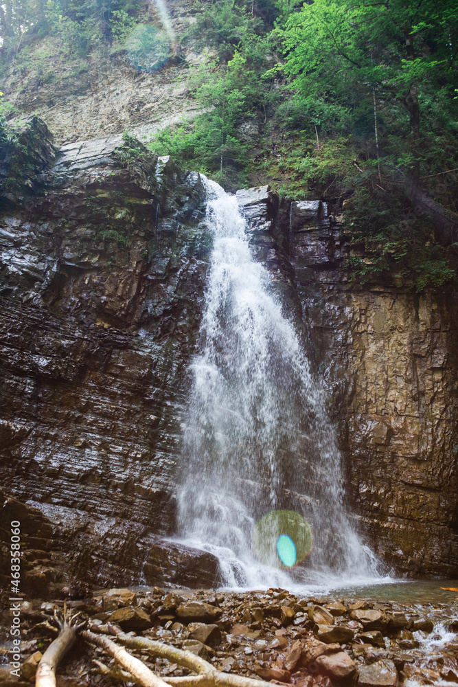 Obraz premium view of the waterfall