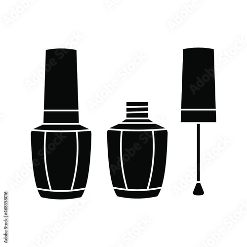 Nail polish icon. Cosmetic sign. vector illustration
