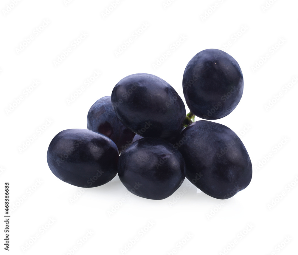 Grapes. Red grape. Grape branch isolated on white. With clipping path. Full depth of field. Grapes. Red grape. Grape branch isolated on white. With clipping path. Full depth of field.