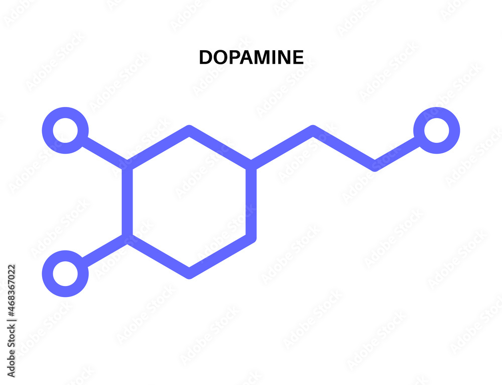 Dopamine formula icon Dopamine formula icon