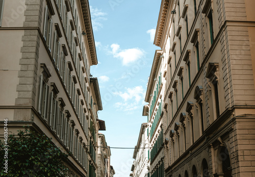 Arquitectura italiana, casas en Florencia © grecialuz