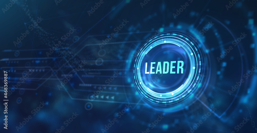Internet, business, Technology and network concept.Successful team leader. Business leadership concepts. A successful team leader is a manager market leader. 3d illustration. Internet, business, Technology and network concept.Successful team leader. Business leadership concepts. A successful team leader is a manager market leader. 3d illustration.