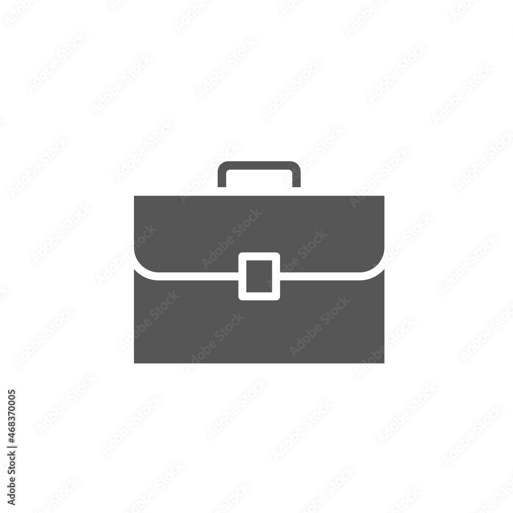 Suitcase icon thin line isolated on white background. Trendy suitcase icon in flat style. Template for app, ui and logo, vector illustration, eps 10 Suitcase icon thin line isolated on white background. Trendy suitcase icon in flat style. Template for app, ui and logo, vector illustration, eps 10