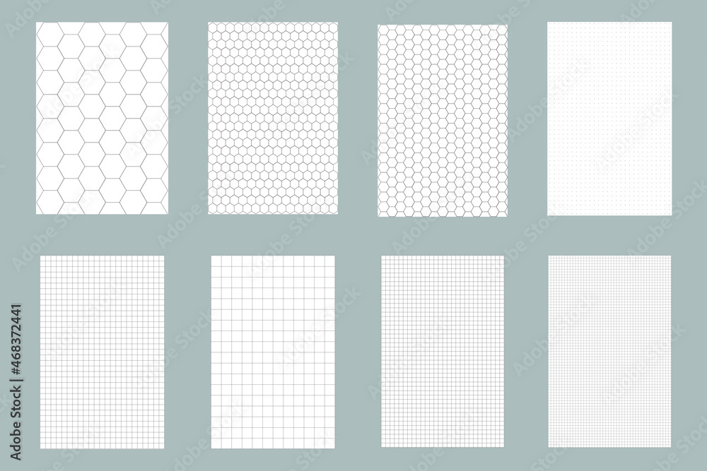 Blank Lined Notebook Honeycomb Notebook Blank Lined Notebook Honeycomb Notebook