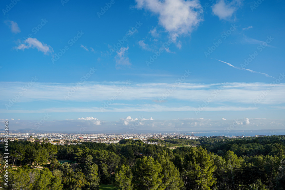 Panoramic photo of Palma De mallorca