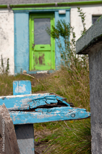 Ireland abandoned house. Decay. Mary's cottage photo