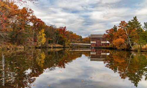 Fall colors at Dells Mill Pond