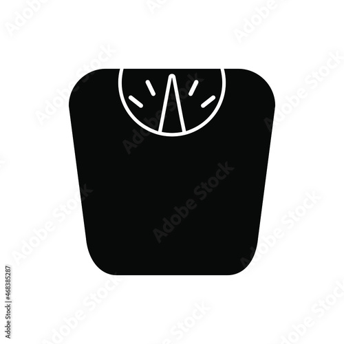 Scale icon vector. weight illustration sign. weigher symbol. weigh logo.