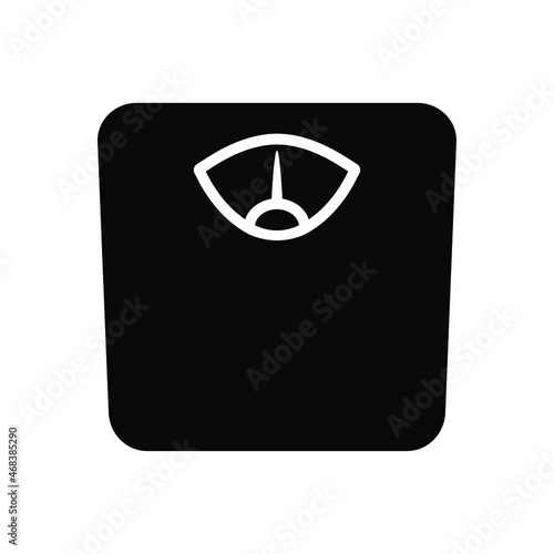 Scale icon vector. weight illustration sign. weigher symbol. weigh logo.