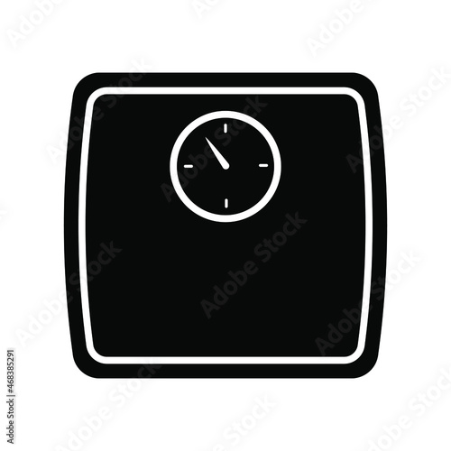 Scale icon vector. weight illustration sign. weigher symbol. weigh logo.