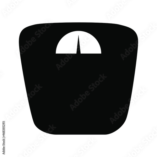 Scale icon vector. weight illustration sign. weigher symbol. weigh logo.