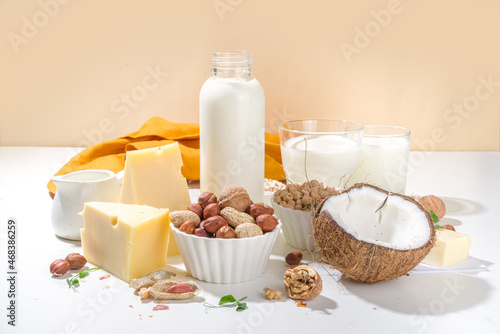 Obraz na plátně Vegan non-dairy products