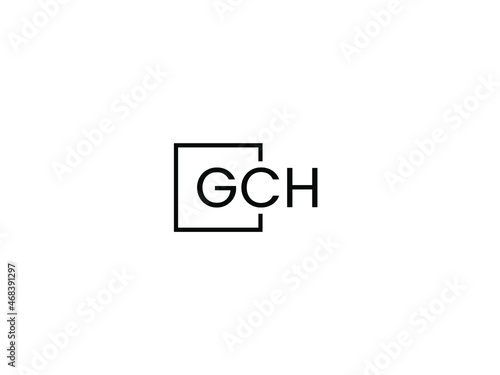 GCH Letter Initial Logo Design Vector Illustration