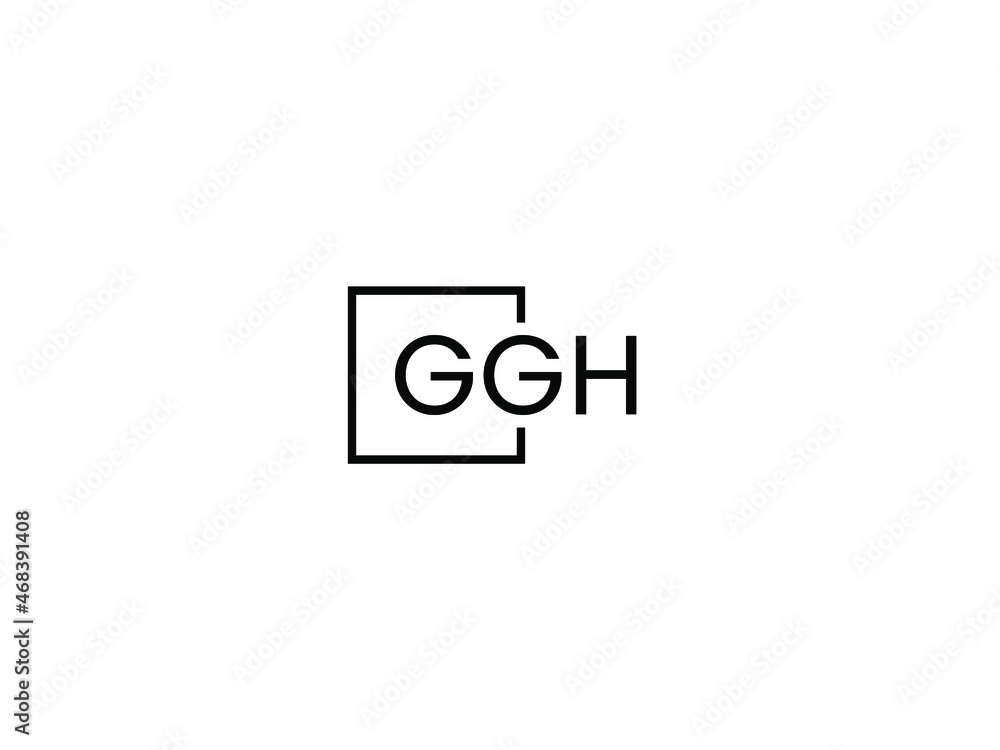 GGH Letter Initial Logo Design Vector Illustration GGH Letter Initial Logo Design Vector Illustration