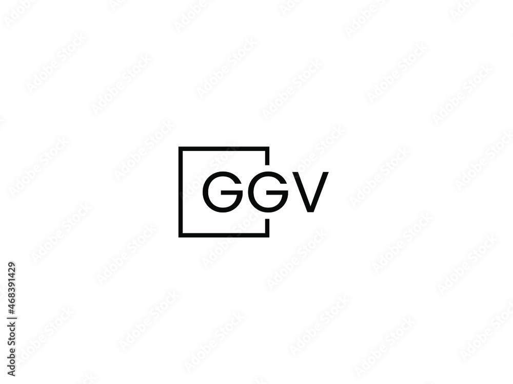 GGV Letter Initial Logo Design Vector Illustration GGV Letter Initial Logo Design Vector Illustration
