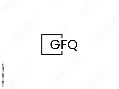 GFQ Letter Initial Logo Design Vector Illustration