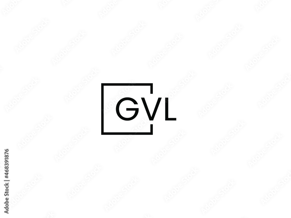 GVL Letter Initial Logo Design Vector Illustration GVL Letter Initial Logo Design Vector Illustration