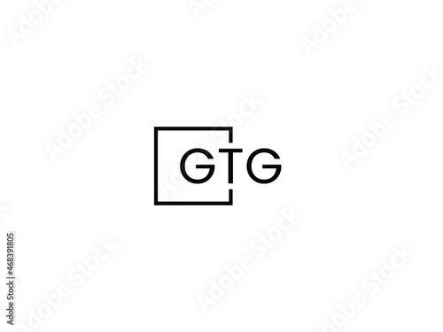 GTG Letter Initial Logo Design Vector Illustration