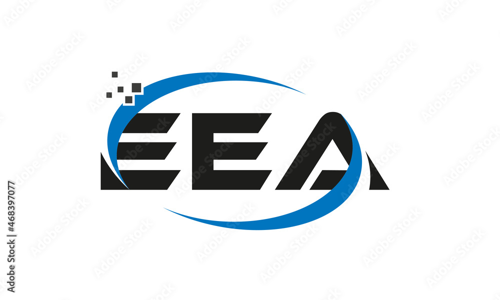 dots or points letter EEA technology logo designs concept vector Template Element dots or points letter EEA technology logo designs concept vector Template Element