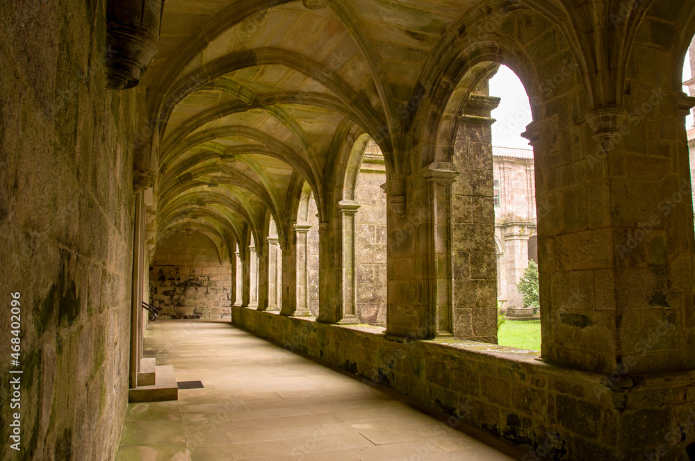 Monasterio de Santa María de Armenteira, Pontevedra, Rías Bajas, Galicia, España