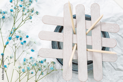 Nail files used in manicures and pedicures photo