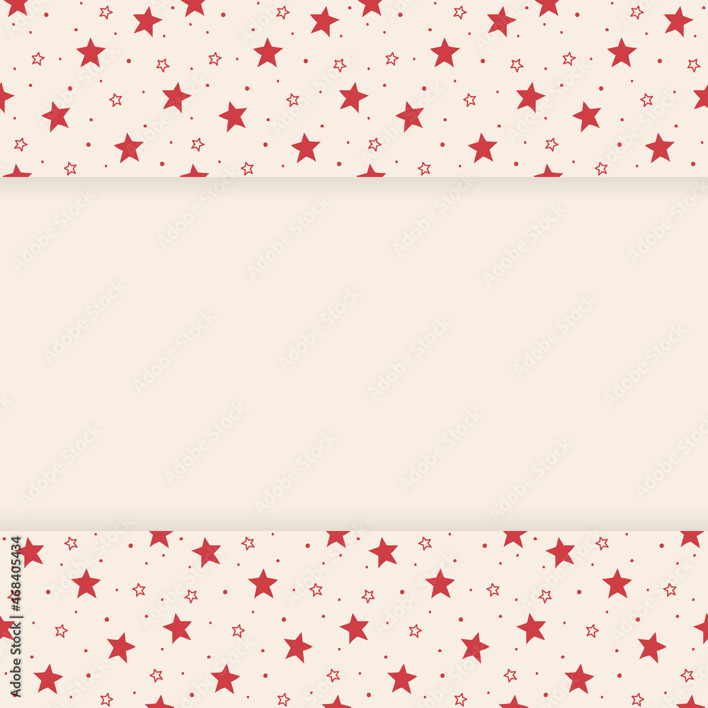 Empty card with stars. Christmas concept. Vector Empty card with stars. Christmas concept. Vector