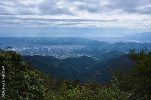 丹沢山域からの眺望