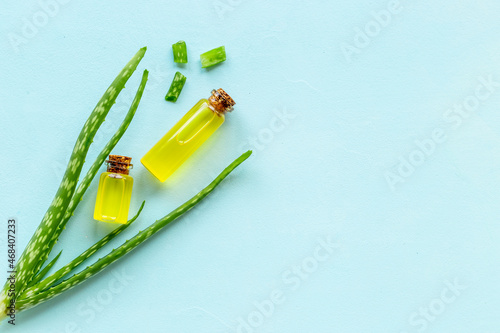 Aloe vera essential oil for herbal medical skin care