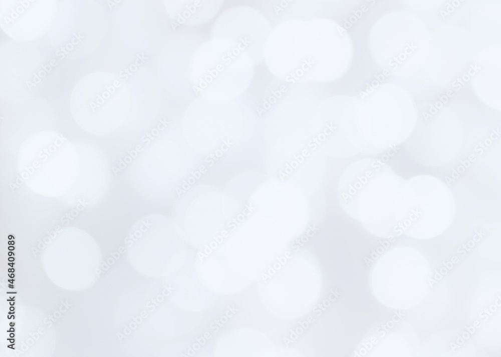Abstract blur white and silver bluish background with soft shimmer for display. Unfocused lights glowing backdrop. Winter shiny Christmas lights illustration. New Year Blinking Stars. Abstract blur white and silver bluish background with soft shimmer for display. Unfocused lights glowing backdrop. Winter shiny Christmas lights illustration. New Year Blinking Stars.