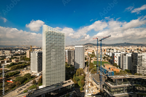 Urban landscape in Hospitalet de Llobregat in Barcelona