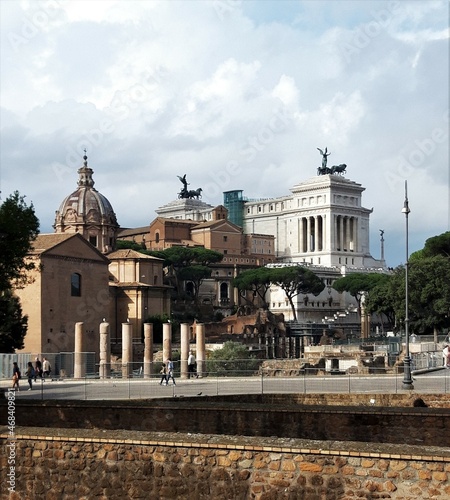 Via dei Fiori Imperiali. Roma, Italia.